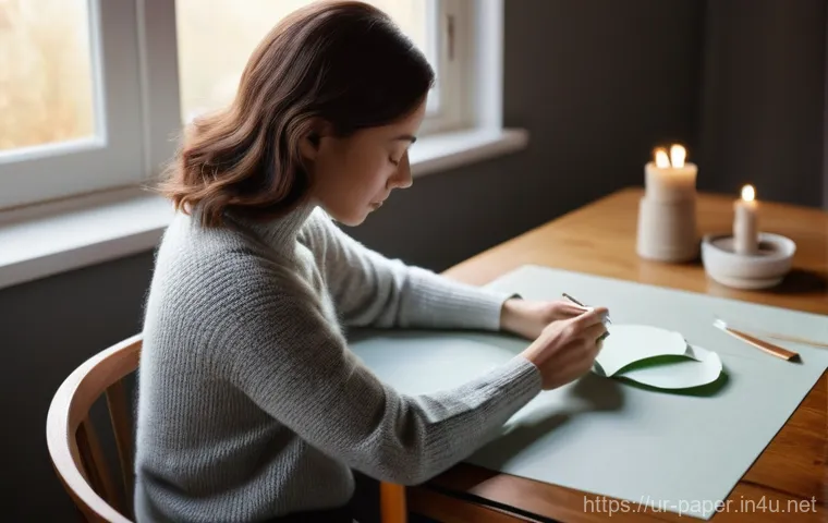 종이 공예 카툰 아트 - **Intricate 3D paper craft of a whimsical character**: A high-resolution, detailed close-up shot of ...