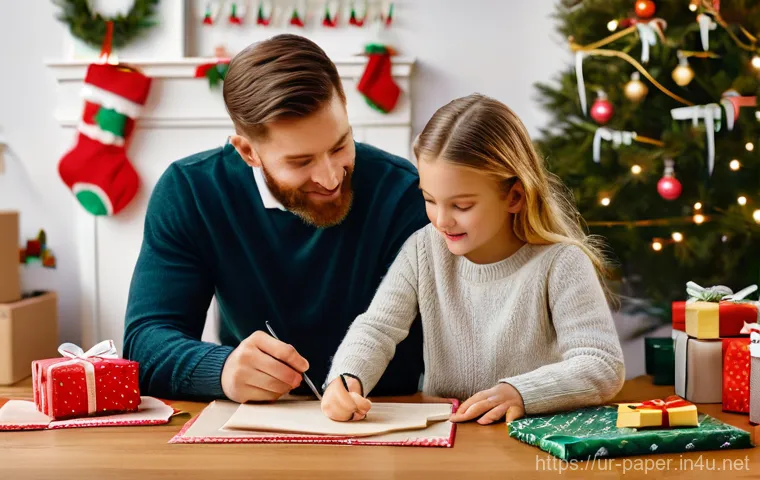 종이로 만든 크리스마스 장식 - Here are three image generation prompts in English: