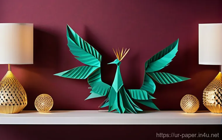 종이공예 디자인의 방향 - **Prompt 1: Paper Craft Entrepreneur in a Digital Studio**
    "A creative female paper artist, in h...