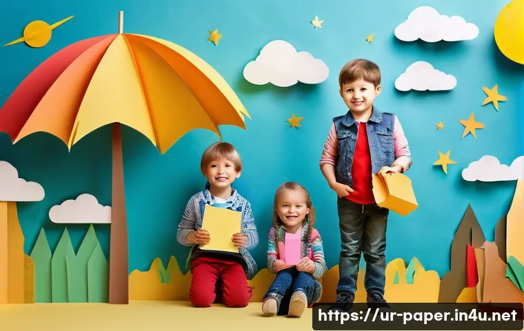 종이 공예로 만드는 장난감 - Here are three detailed image generation prompts in English, inspired by the provided text: